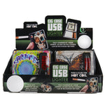 Cigarette Case with USB Coil Lighter - 8 Pieces Per Retail Ready Display 41334 SMOKEZILLA