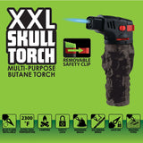 Metallic XXL Skull Torch Lighter - 12 Pieces Per Retail Ready Display 24715 SMOKEZILLA