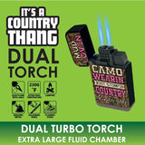 Big Bubba Dual Torch Lighter - 10 Pieces Per Retail Ready Display 41381 SMOKEZILLA