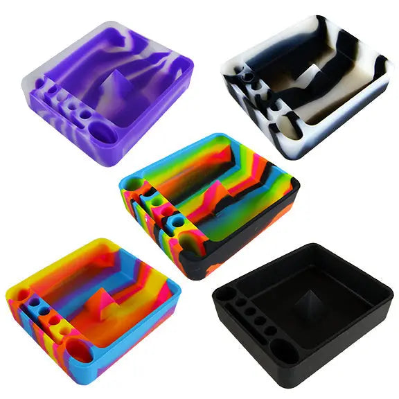 Silicone Ashtray with Assorted Colors - 6 Pieces Per Retail Ready Display 41435 SMOKEZILLA