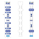 18ML Bulk Torch Blue Butane Refill with Merchandising Hang Strip - 6 Pieces Per Retail Ready Display 41554 TORCH BLUE