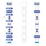 18ML Bulk Torch Blue Butane Refill with Merchandising Hang Strip - 6 Pieces Per Retail Ready Display 41554 TORCH BLUE