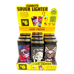 Torch Lighter Cigarette Saver - 10 Pieces Per Retail Ready Display 41556 SMOKEZILLA