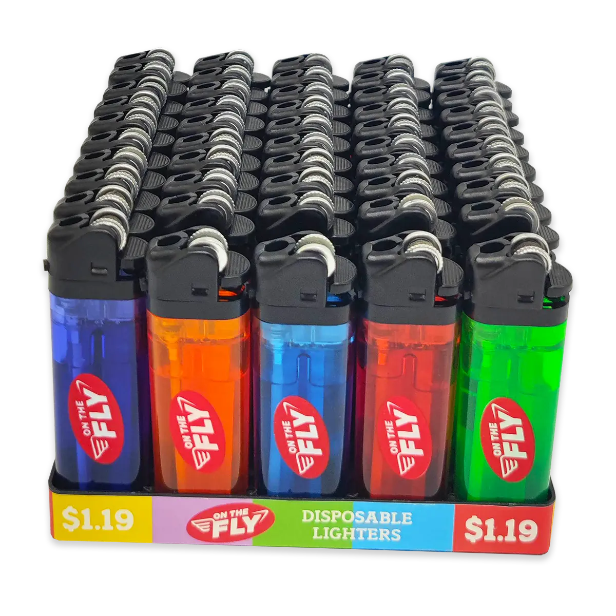 Giant Logo Disposable Lighter - 50 Pieces Per Retail Ready Display 41563 NOVELTY INC