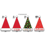 Christmas Hat Assortment Floor Display - 36 Pieces Per Retail Ready Display 88464 NOVELTY INC