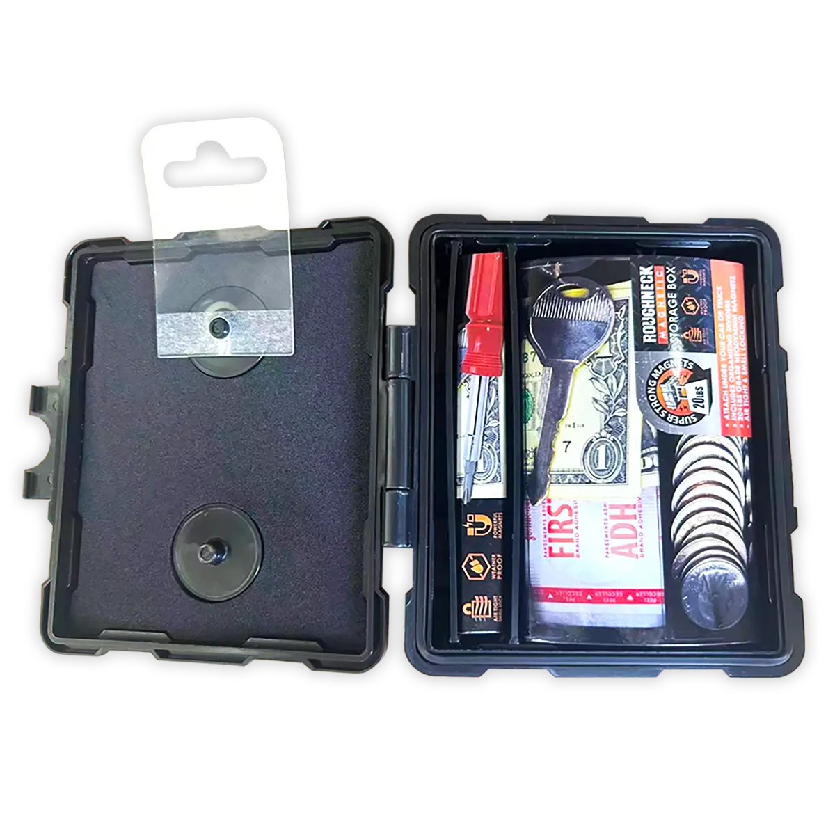 Magnetic Storage Box - 4 Pieces Per Retail Ready Display 41592 ROUGHNECK