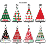 Christmas Hat Assortment Floor Display - 36 Pieces Per Retail Ready Display 88464 NOVELTY INC