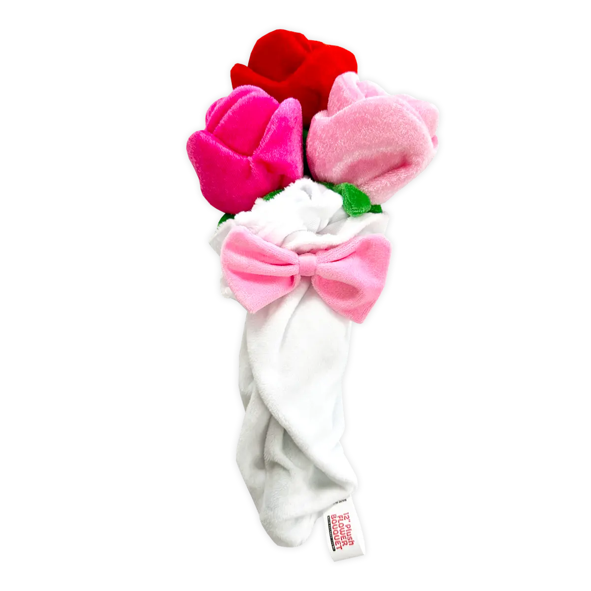 Plush Rose Bouquet 12" Assortment - 8 Pieces Per Retail Ready Display 41663 KIPP BROTHERS