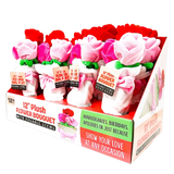 Plush Rose Bouquet 12" Assortment - 8 Pieces Per Retail Ready Display 41663 KIPP BROTHERS