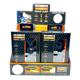 Headlamp Flashlight with Motion Sensor - 4 Pieces Per Retail Ready Display 41671 ROUGHNECK