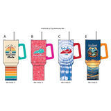 40 oz Stainless-Steel Insulated Printed Cup Kentucky - 6 Pieces Per Retail Ready Display 41676 ROUGHNECK