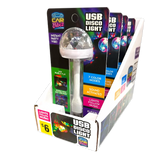 Mood Light Mini USB Disco Ball - 4 Pieces Per Retail Ready Display 41677 CAR VIBEZ