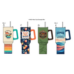40 oz Stainless-Steel Insulated Printed Cup Georgia - 6 Pieces Per Retail Ready Display 41682 ROUGHNECK
