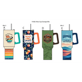 40 oz Stainless-Steel Insulated Printed Cup Georgia - 6 Pieces Per Retail Ready Display 41682 ROUGHNECK