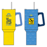 40 oz Stainless-Steel Insulated Printed Cup Friendly Express - 6 Pieces Per Retail Ready Display 41692 ROUGHNECK