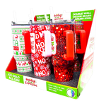 40 oz Insulated Stainless-Steel Holiday Cup - 6 Pieces Per Retail Ready Display 41709 ROUGHNECK