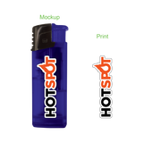 Custom Hot Spot Torch Jet Flame Lighter - 25 Pieces Per Retail Ready Display 41802 TORCH BLUE