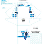 Custom Hot Spot Torch Jet Flame Lighter - 25 Pieces Per Retail Ready Display 41802 TORCH BLUE