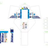 300ML Bulk Torch Blue Butane Refill - 6 Pieces Per Retail Ready Display 41844