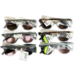 Sunglasses Sungear Assortment - 6 Pieces Per Pack 50240 SUN GEAR