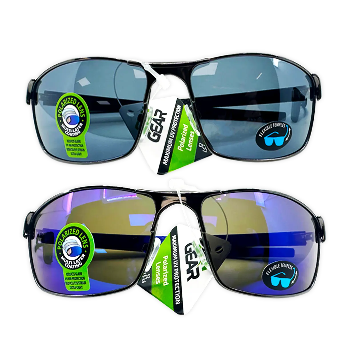 Sunglasses Sungear Assortment - 6 Pieces Per Pack 50250 SUN GEAR