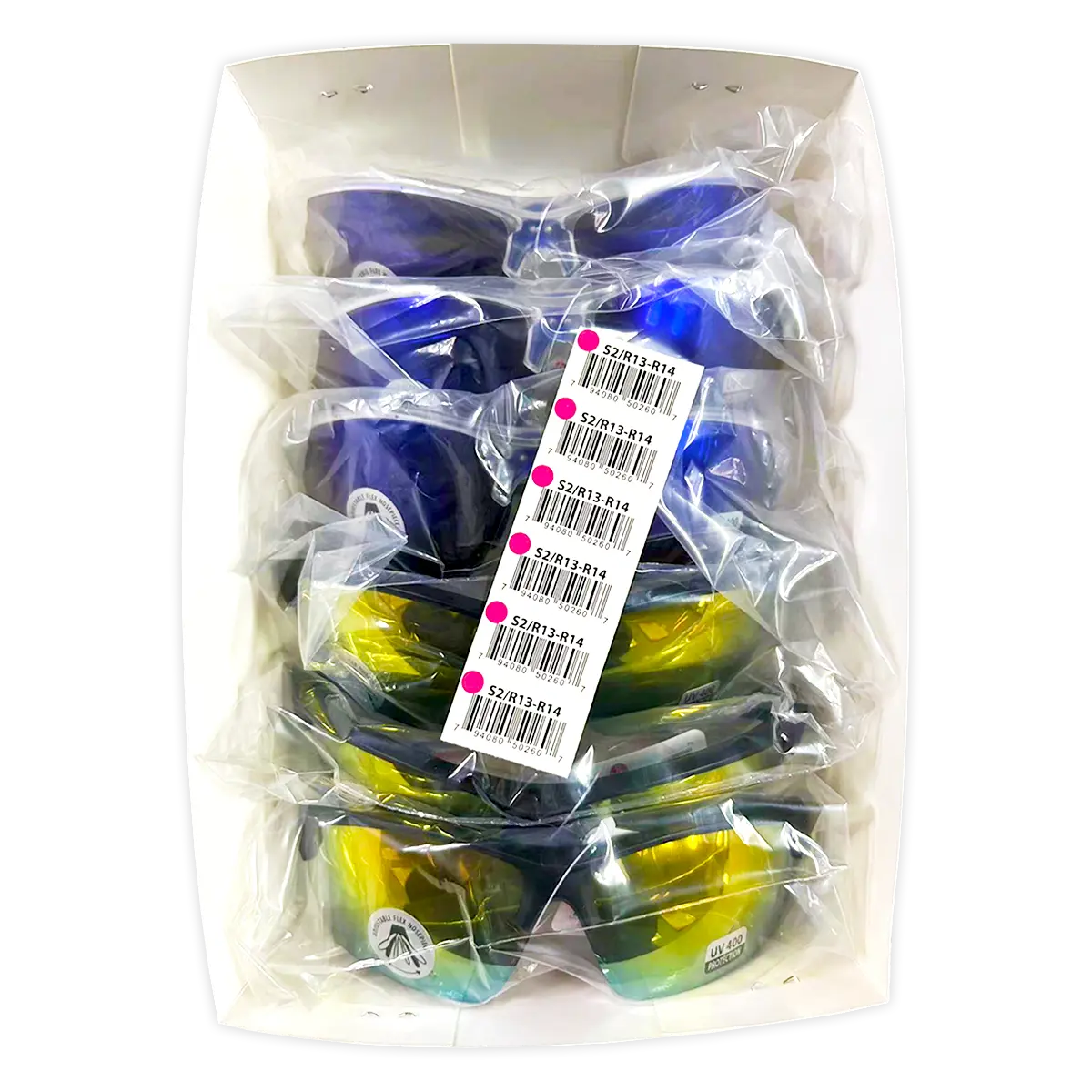Sunglasses Sungear Assortment - 6 Pieces Per Pack 50260 SUN GEAR