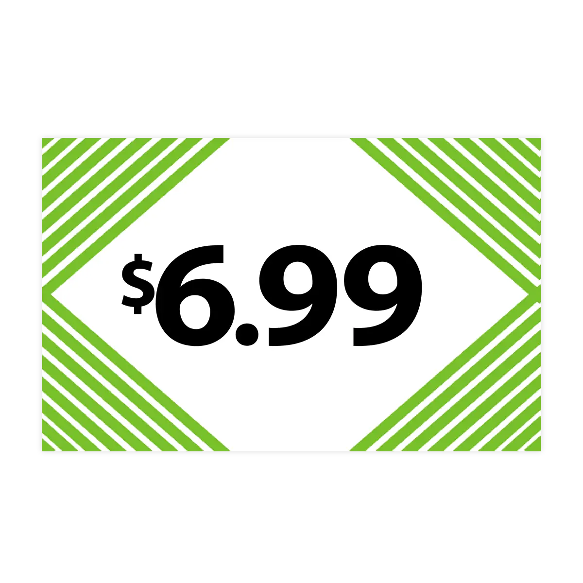 Merchandising Fixture - $6.99 Retail Tag 25 Per Pack 978400 NOVELTY INC