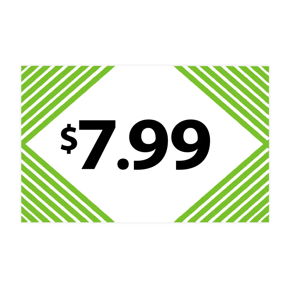 Merchandising Fixture - $7.99 Retail Tag 25 Per Pack 978430 NOVELTY INC