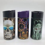 Full Print Glass Butt Bucket Ashtray - 3 Per Retail Ready Wholesale Display 41462 SMOKEZILLA