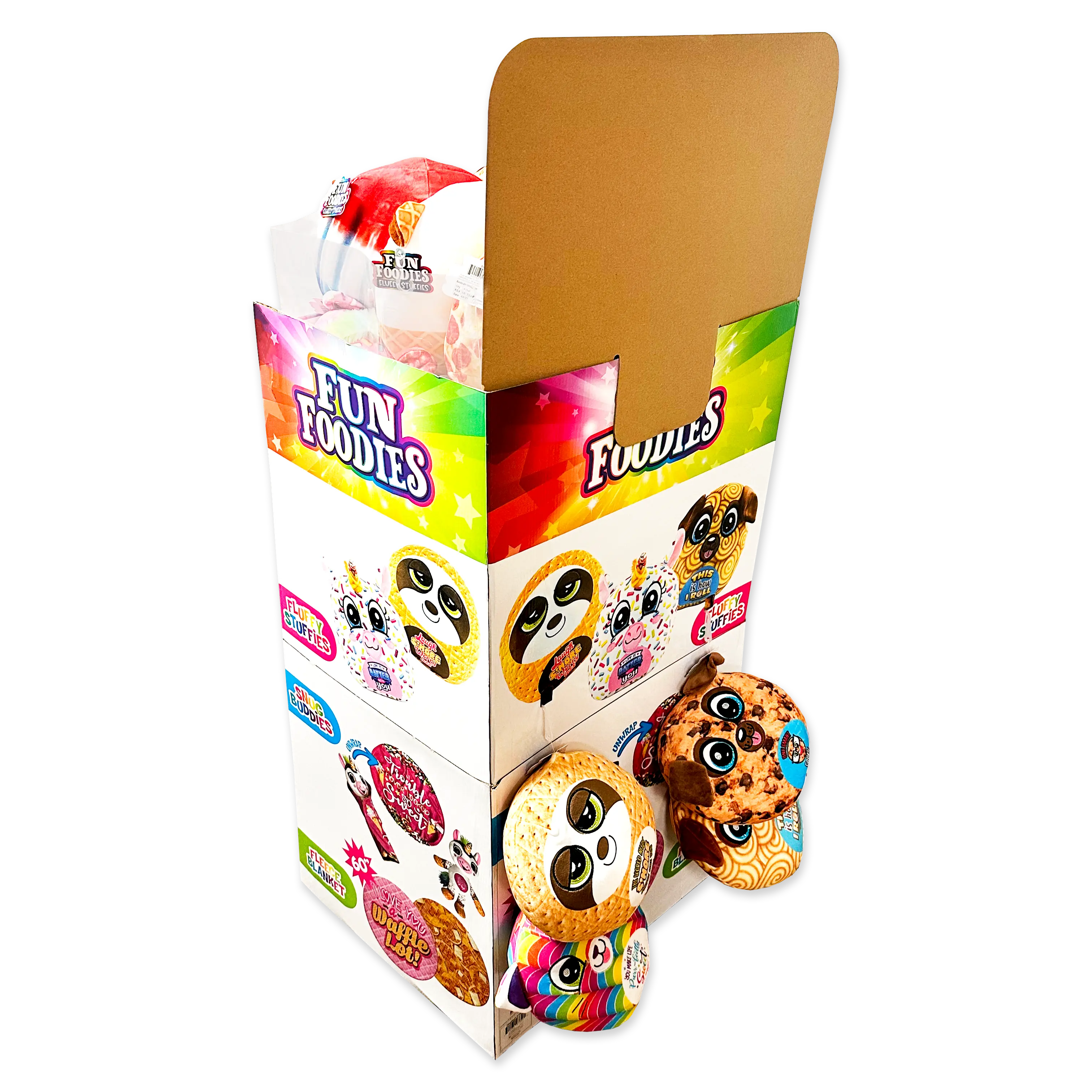 Blanket Plush Floor Display Assortment Floor Display - 36 Pieces Per Retail Ready Display 88399 KIPP BROTHERS