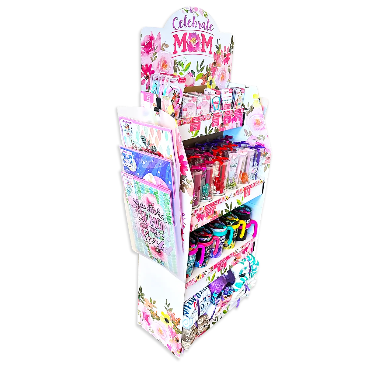 Mother's Day Celebrate Mom Assortment Floor Display - 96 Pieces Per Retail Ready Floor Display 88434 KIPP BROTHERS
