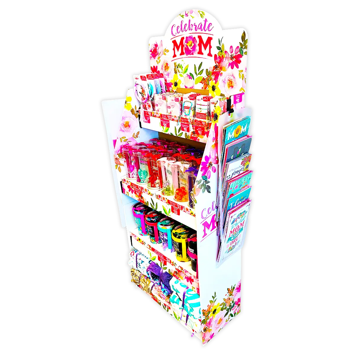 Mother's Day Celebrate Mom Assortment Floor Display - 96 Pieces Per Retail Ready Floor Display 88434 KIPP BROTHERS