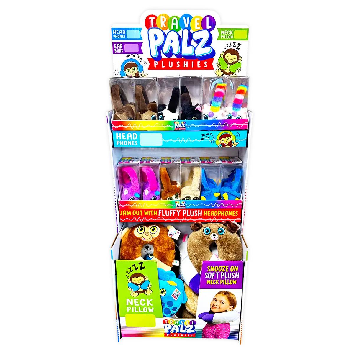 Travel Pals Floor Display 24 Pieces Per Retail Ready Display 88450 KIPP BROTHERS