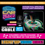 Charging Cable LED Light-Up Assortment - 6 Pieces Per Retail Ready Display 88472 CAR VIBEZ