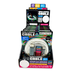 Charging Cable LED Light-Up Assortment - 6 Pieces Per Retail Ready Display 88472 CAR VIBEZ