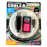 Charging Cable LED Light-Up Assortment - 6 Pieces Per Retail Ready Display 88472 CAR VIBEZ