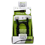 Charging Cable Reinforced Assortment 3FT 2.4 Amp - 6 Pieces Per Retail Ready Display 88476 GADGET GEAR