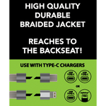 10FT Charging Cable Refill Kit Assortment - 24 Pieces Per Pack 88481 GADGET GEAR