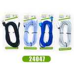 Charging Cable Wing Rack Assortment 10FT - 10 Pieces Per Pack 88482 GADGET GEAR