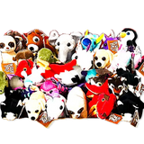 Plush Premium Assortment Floor Display - 36 Pieces Per Retail Ready Display 88485 KIPP BROTHERS