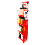 32 oz Insulated Stainless-Steel Printed Bottle Assortment Floor Display - 24 Pieces Per Retail Ready Display 88493 NOVELTY INC