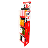 32 oz Insulated Stainless-Steel Printed Bottle Assortment Floor Display - 24 Pieces Per Retail Ready Display 88493 NOVELTY INC