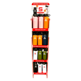 32 oz Insulated Stainless-Steel Printed Bottle Assortment Floor Display - 24 Pieces Per Retail Ready Display 88493 NOVELTY INC