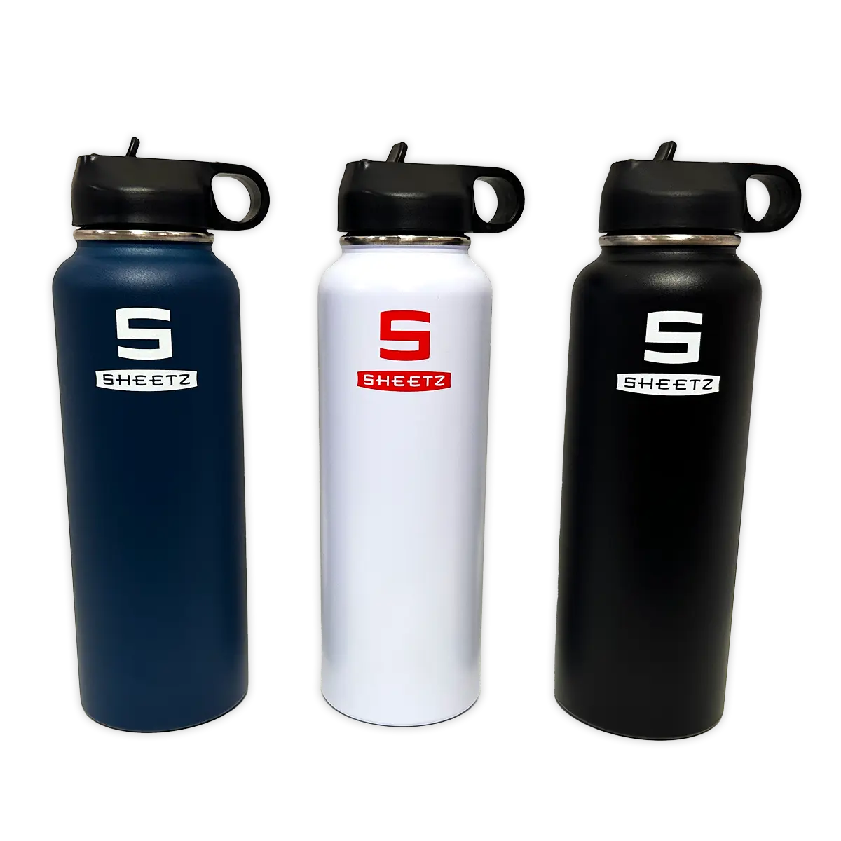 32 oz Insulated Stainless-Steel Printed Bottle Assortment Floor Display - 24 Pieces Per Retail Ready Display 88493 NOVELTY INC