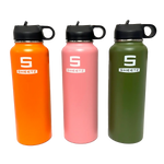 32 oz Insulated Stainless-Steel Printed Bottle Assortment Floor Display - 24 Pieces Per Retail Ready Display 88493 NOVELTY INC