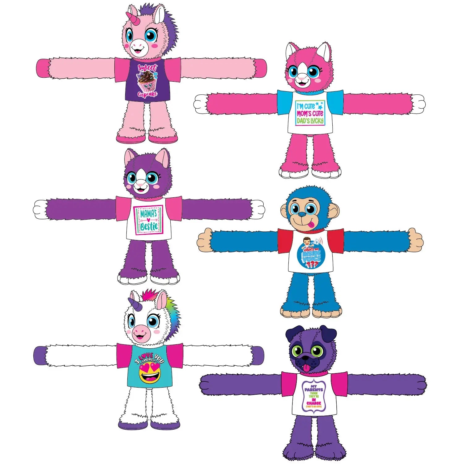Kids Cup and Plush Assortment Floor Display - 24 Pieces Per Retail Ready Floor Display 88496 KIPP BROTHERS