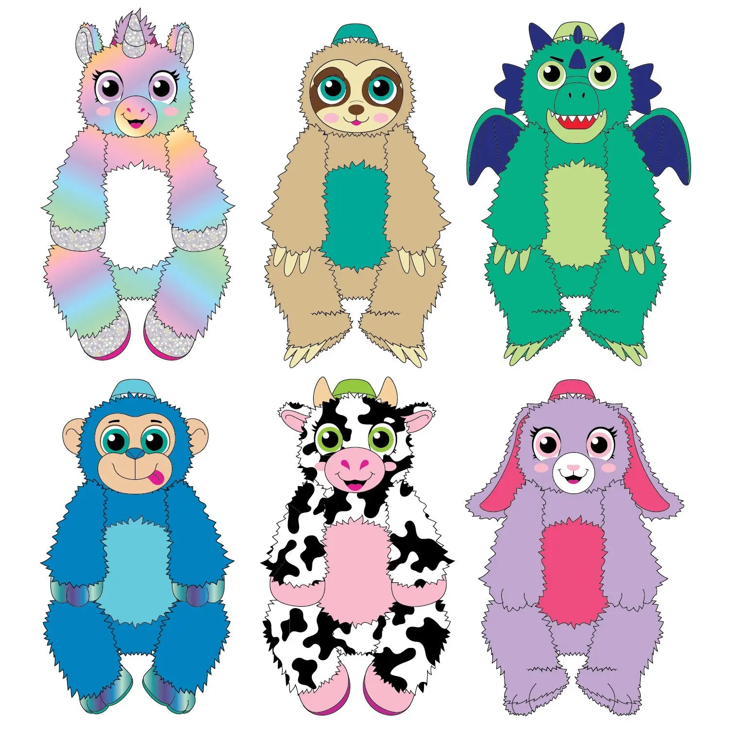 Kids Cup and Plush Assortment Floor Display - 24 Pieces Per Retail Ready Floor Display 88496 KIPP BROTHERS
