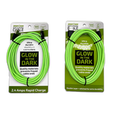 Charging Cable Glow in The Dark Assortment 10FT - 6 Pieces Per Retail Ready Display 88498 GADGET GEAR