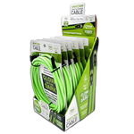 Charging Cable Glow in The Dark Assortment 10FT - 6 Pieces Per Retail Ready Display 88498 GADGET GEAR