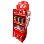 Valentine's Day Glass and Gift Assortment Floor Display - 81 Pieces Per Retail Ready Display 88500 KIPP BROTHERS